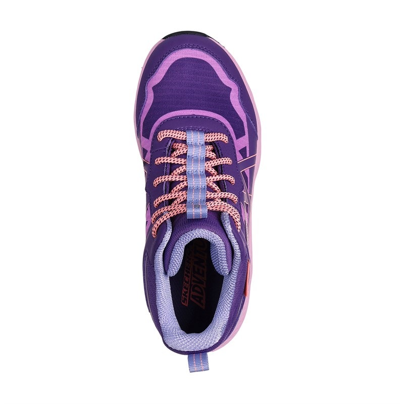 SKECHERS Piger Eventyr Blitz Sjov Forfølgelse Vandtætte Sko Purple Light Blue - Billede 4