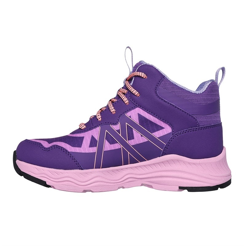 SKECHERS Piger Eventyr Blitz Sjov Forfølgelse Vandtætte Sko Purple Light Blue - Billede 5