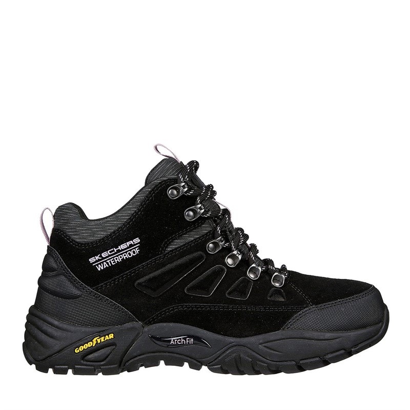 SKECHERS Dame vandtætte sko Sort - Billede 1