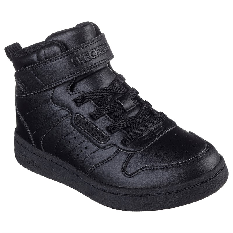 SKECHERS Drenge Quick Street Rapid Avenue Sneakers Sort - Billede 5