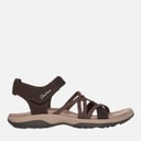 SKECHERS Dame Reggae Slim Sandaler Chocolate