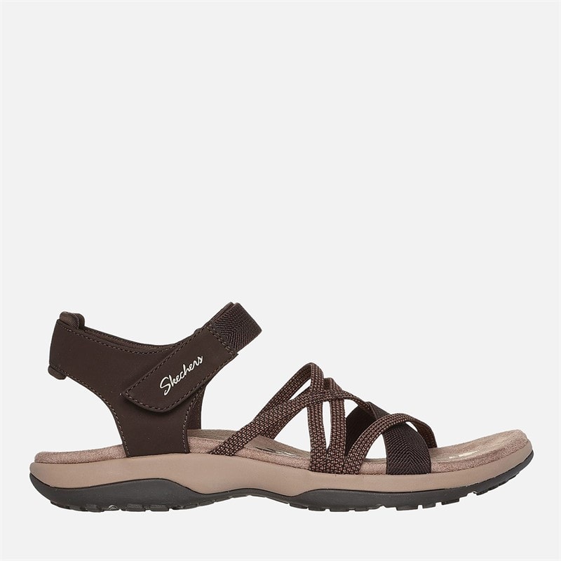 SKECHERS Dame Reggae Slim Sandaler Chocolate - Billede 1