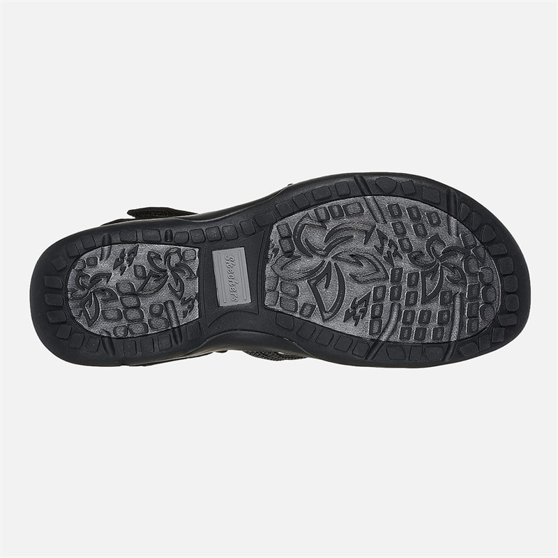 SKECHERS Dame Reggae Slim Sandaler Sort - Billede 2