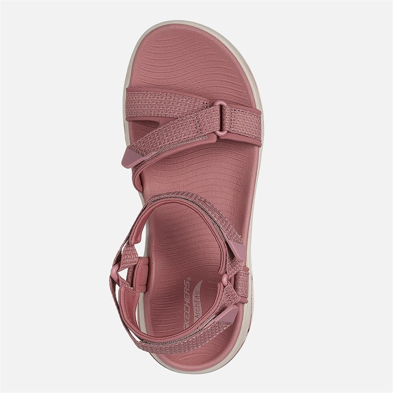 SKECHERS Dame Gowalk Arch Fit Sandaler Mauve - Billede 3