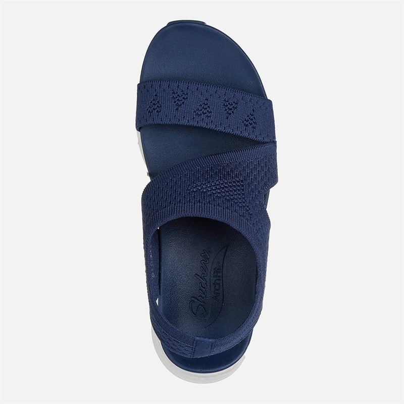 SKECHERS Dame Arch Fit Sandaler Navy - Billede 4
