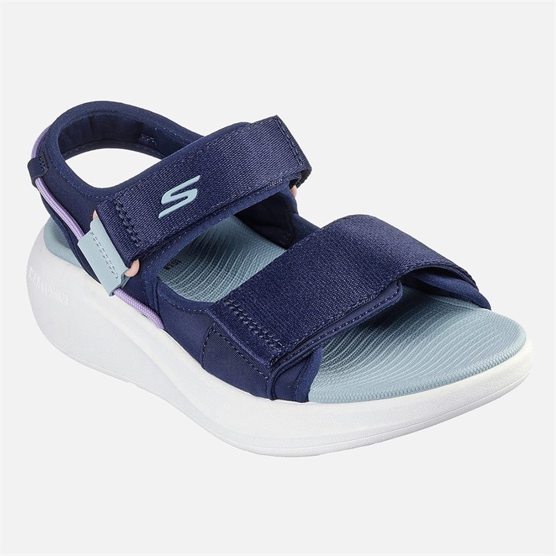 SKECHERS Dame Max Cushioning Essential Sandaler Navy Multicolor - Billede 3