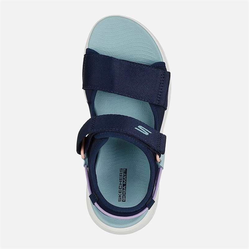 SKECHERS Dame Max Cushioning Essential Sandaler Navy Multicolor - Billede 4