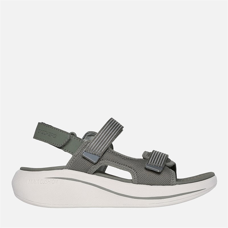 SKECHERS Dame Max Cushioning Essential Sandaler Olive - Billede 1