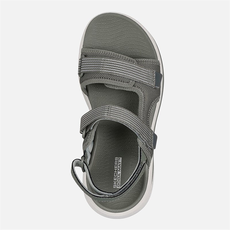 SKECHERS Dame Max Cushioning Essential Sandaler Olive - Billede 3