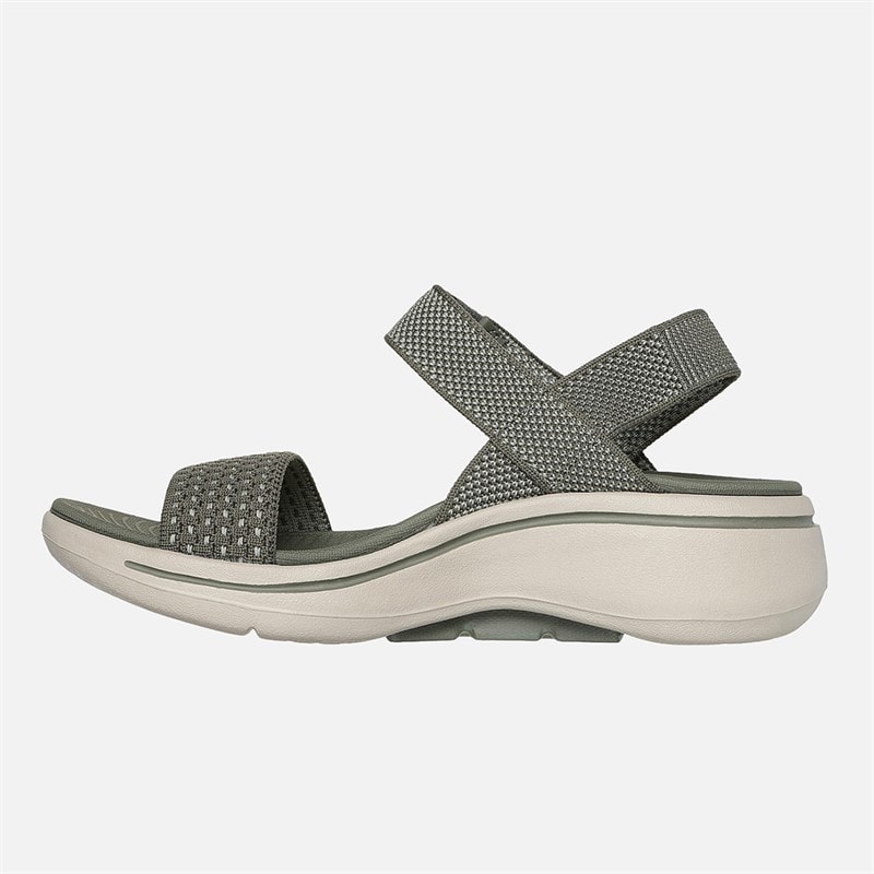 SKECHERS Dame Gowalk Arch Fit Sandaler Olive - Billede 5