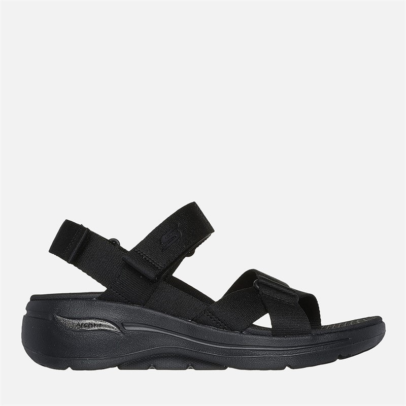 SKECHERS Dame Gowalk Arch Fit Sandaler Sort - Billede 1