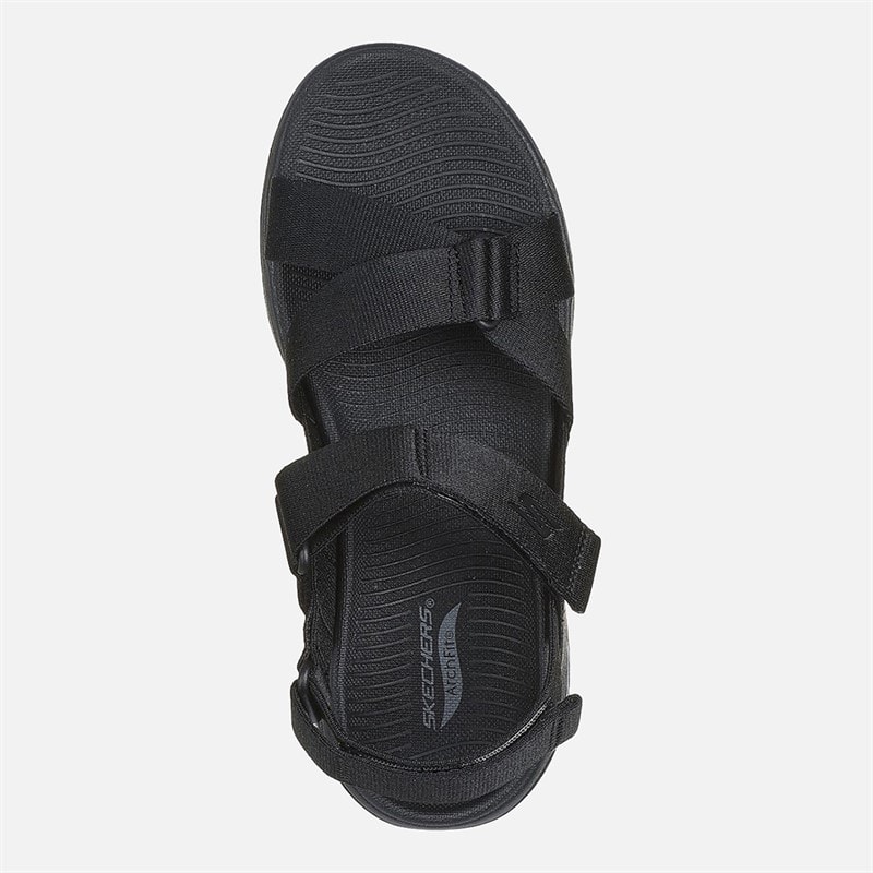 SKECHERS Dame Gowalk Arch Fit Sandaler Sort - Billede 3