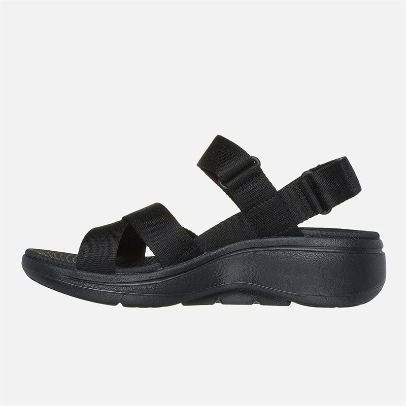 SKECHERS Dame Gowalk Arch Fit Sandaler Sort - Billede 5