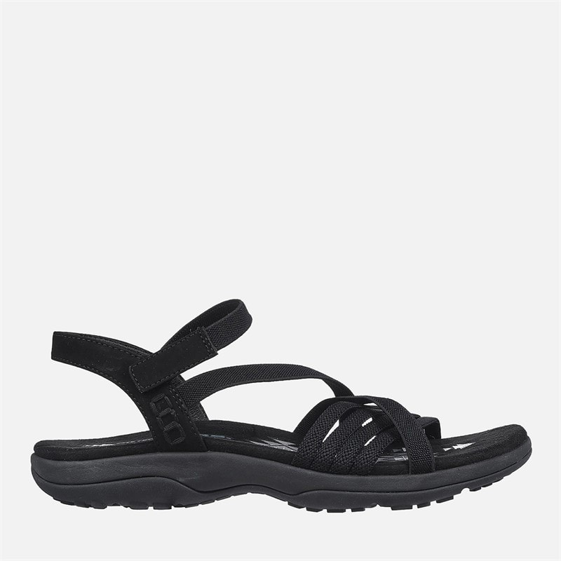 SKECHERS Dame Reggae Slim Sandaler Sort
