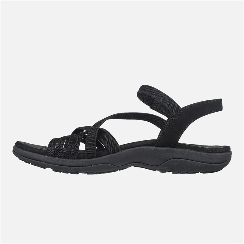 SKECHERS Dame Reggae Slim Sandaler Sort - Billede 5