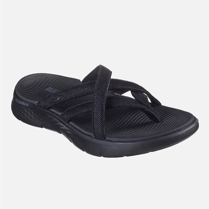 SKECHERS Dame Skechers Go Walk Flex Sandaler Sort - Billede 2