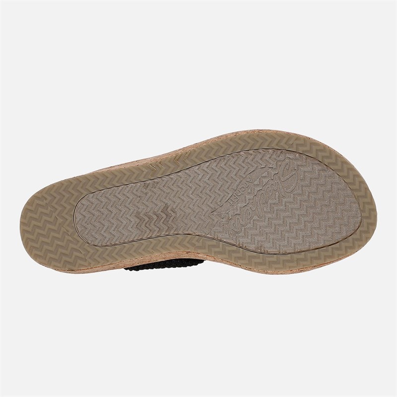 SKECHERS Dame Beverlee Arch Fit Sandaler Sort - Billede 2