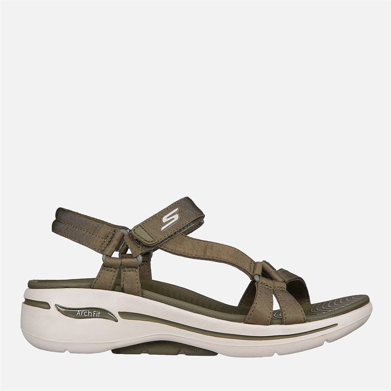 SKECHERS Dame Gowalk Arch Fit Elite Sandaler Olive - Billede 1