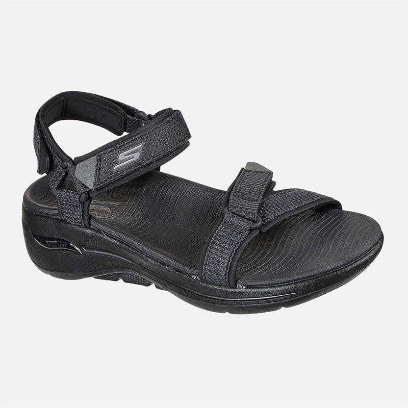 SKECHERS Dame Gowalk Arch Fit Sandaler Sort - Billede 4