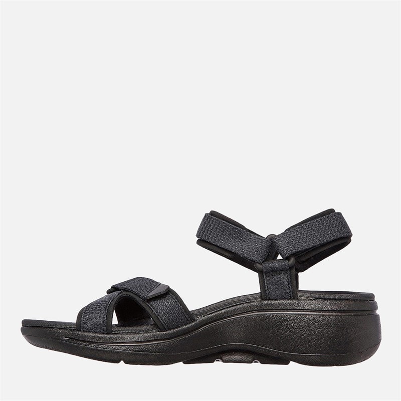 SKECHERS Dame Gowalk Arch Fit Sandaler Sort - Billede 5