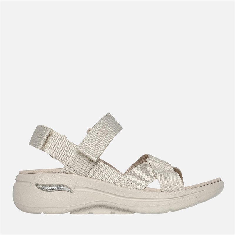 SKECHERS Dame Gowalk Arch Fit Sandaler Natur - Billede 1