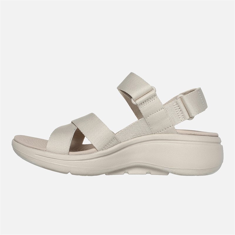 SKECHERS Dame Gowalk Arch Fit Sandaler Natur - Billede 5