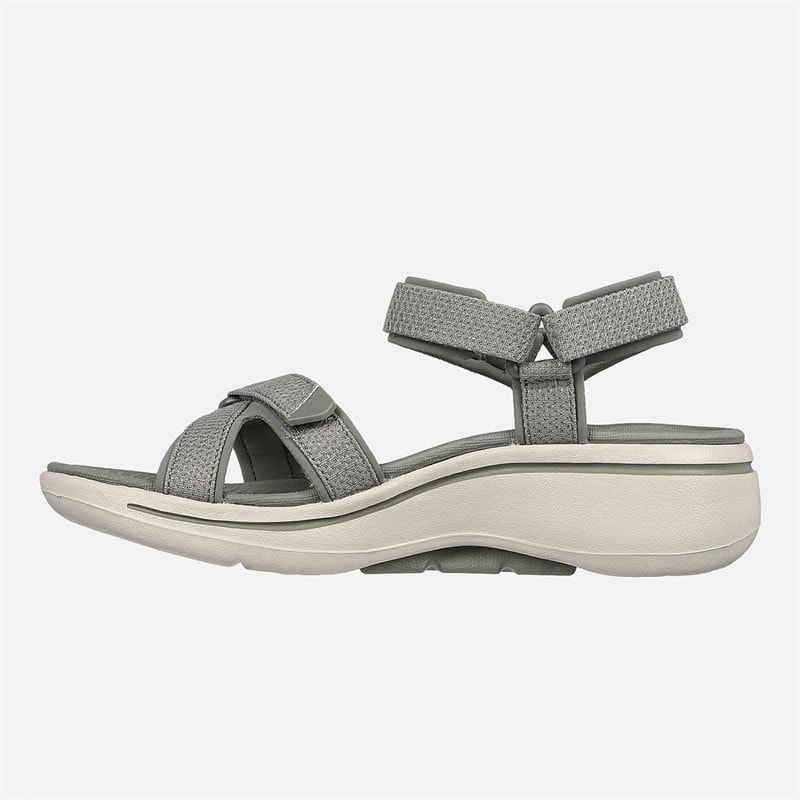 SKECHERS Dame Gowalk Arch Fit Sandaler Olive - Billede 5