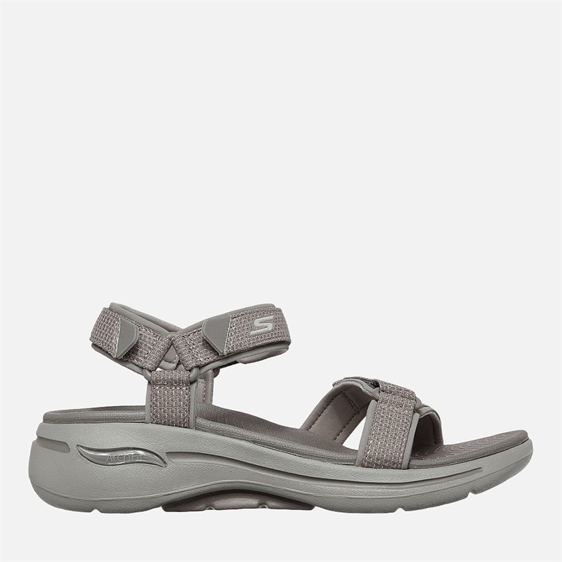 SKECHERS Dame Gowalk Arch Fit Sandaler Dark Taupe - Billede 1