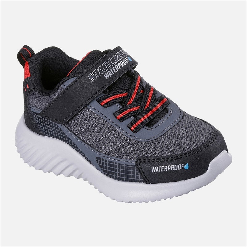 SKECHERS spædBørn Drenge Bounder Venture Squad Vandtætte sneakers Sort - Billede 3