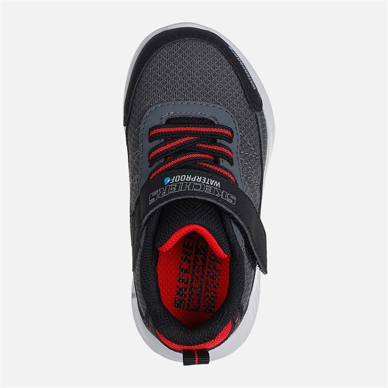 SKECHERS spædBørn Drenge Bounder Venture Squad Vandtætte sneakers Sort - Billede 4
