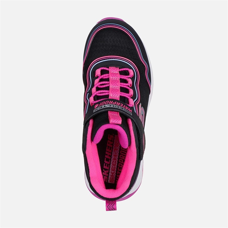 SKECHERS Piger Storm Blazer Strømlinet Vandtætte Sneakers Sort - Billede 4