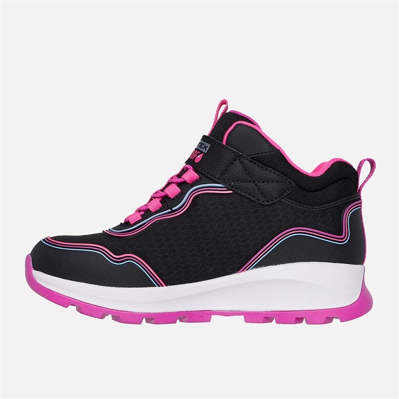 SKECHERS Piger Storm Blazer Strømlinet Vandtætte Sneakers Sort - Billede 5