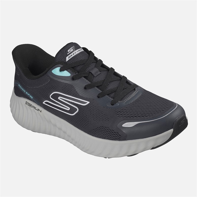 SKECHERS Herre Go Run Nu Regent Slip In Sneakers Grå - Billede 3