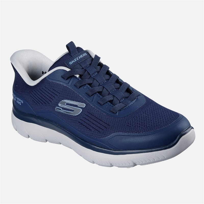 SKECHERS Herre Summits Leyter Slip Ins Sneakers Mørkeblå - Billede 3