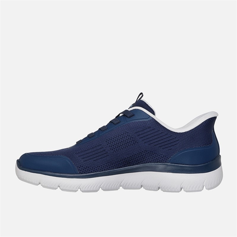 SKECHERS Herre Summits Leyter Slip Ins Sneakers Mørkeblå - Billede 5