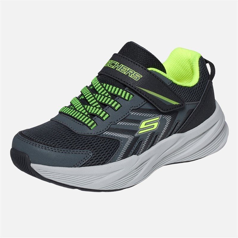 SKECHERS Drenge Microspec Tread Sneakers Gray - Billede 3