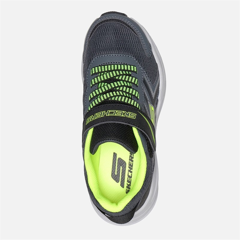 SKECHERS Drenge Microspec Tread Sneakers Gray - Billede 4