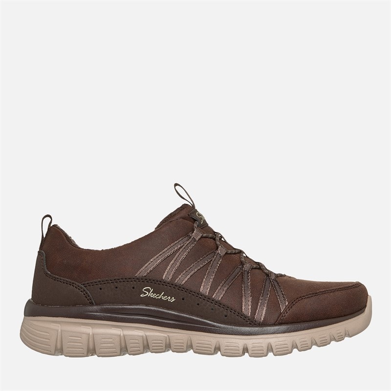 SKECHERS Dame yndefuld hyggelig krammesneakers Brun