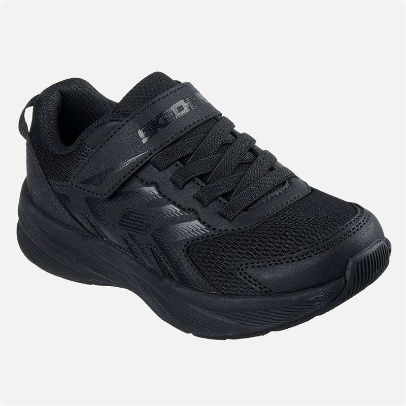 SKECHERS Drenge Microspec Tread Sneakers Sort - Billede 3