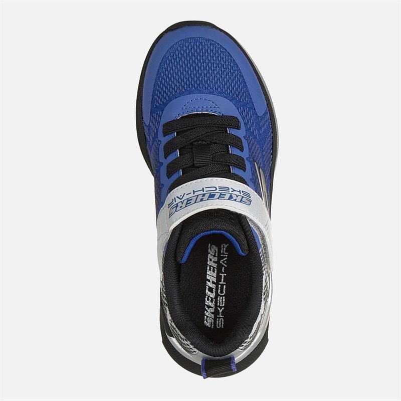 SKECHERS Drenge Microspec Max Velocity Sneakers Blå - Billede 4