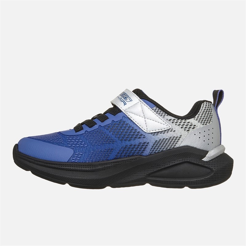 SKECHERS Drenge Microspec Max Velocity Sneakers Blå - Billede 5