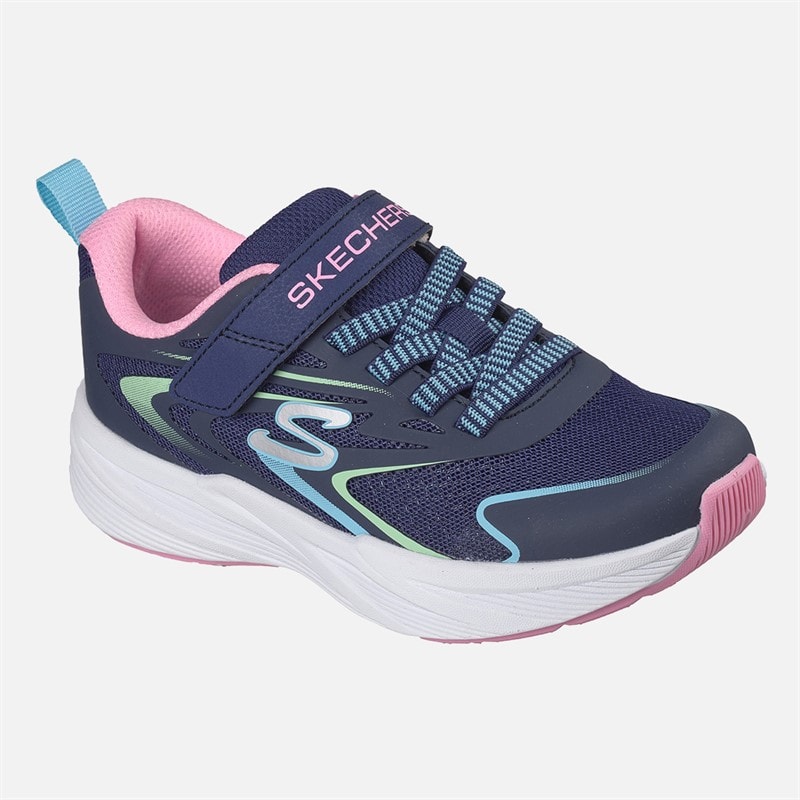 SKECHERS Piger Microspec Tread Hyper Speed Sneakers Navy - Billede 3