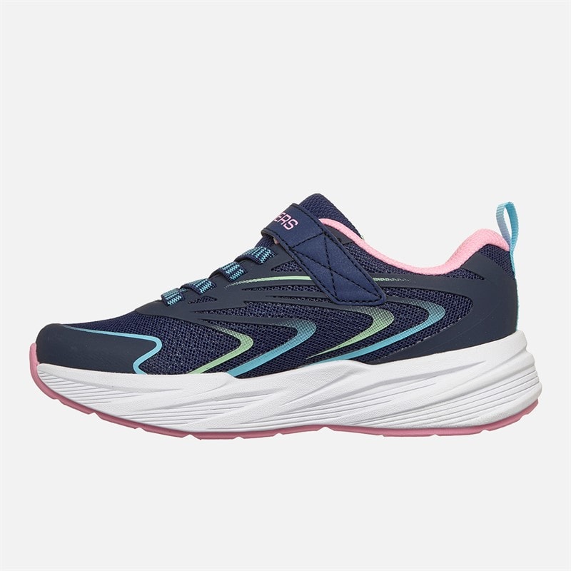 SKECHERS Piger Microspec Tread Hyper Speed Sneakers Navy - Billede 5