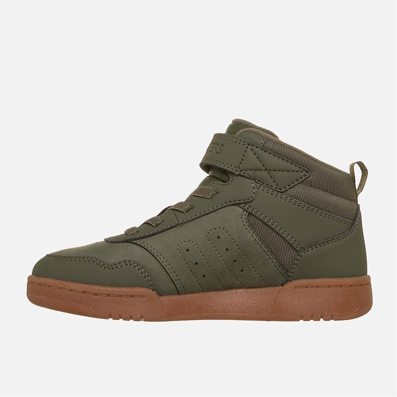 SKECHERS Drenge Hurtige Street Sneakers Oliven - Billede 5