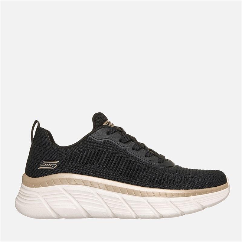 SKECHERS Damesko Bobs B Flex Hi Flying High Sneakers Sort - Billede 1