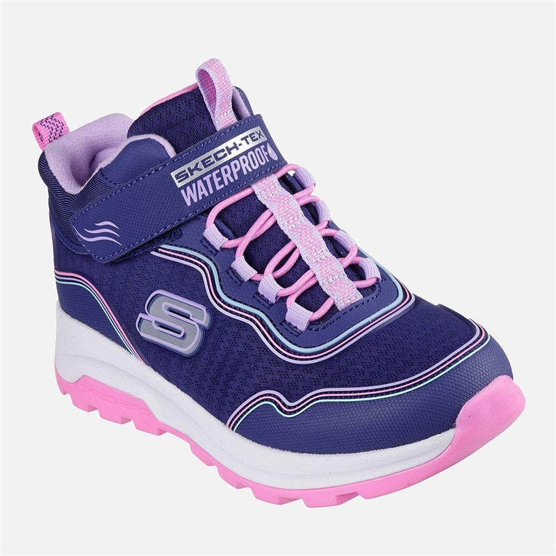 SKECHERS Piger Storm Blazer Strømlinet Vandtætte Sneakers Mørkeblå - Billede 3