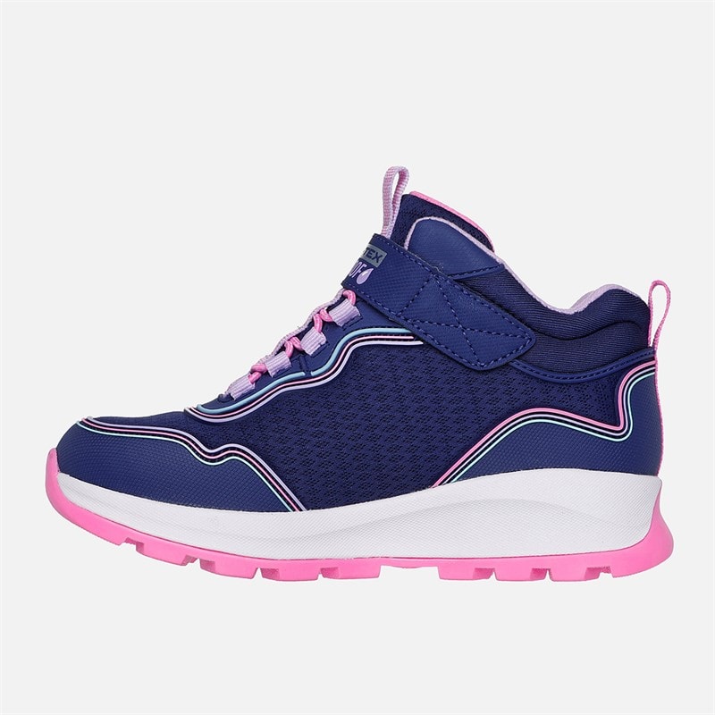 SKECHERS Piger Storm Blazer Strømlinet Vandtætte Sneakers Mørkeblå - Billede 5