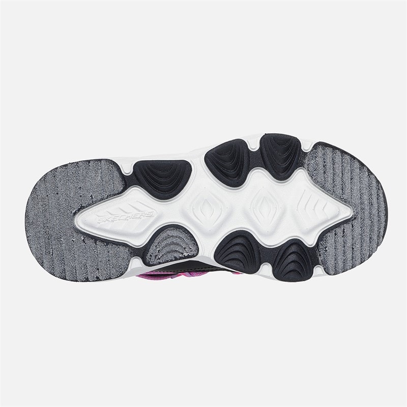 SKECHERS Piger Turbo Tread Vandtætte Slip Ins Sneakers Sort - Billede 2