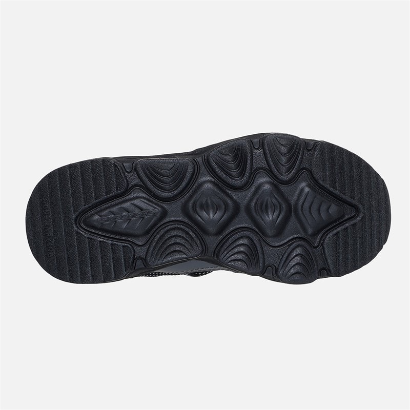 SKECHERS Drenge Turbo Tread Vandtætte Slip Ins Sneakers Grå - Billede 2