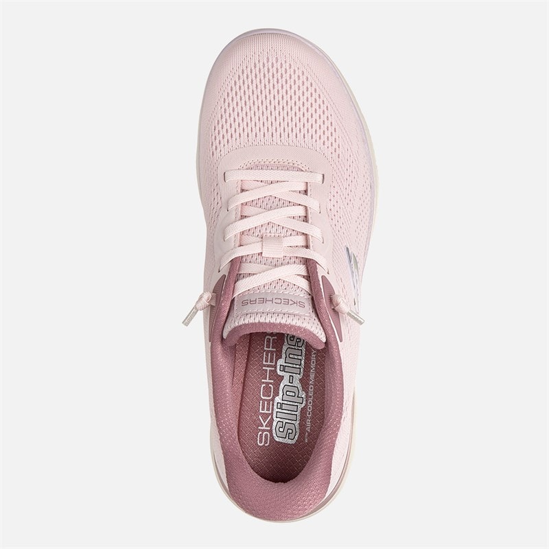 SKECHERS Dame Summits Sweet Skies Slip Ins Sneakers Pink - Billede 4